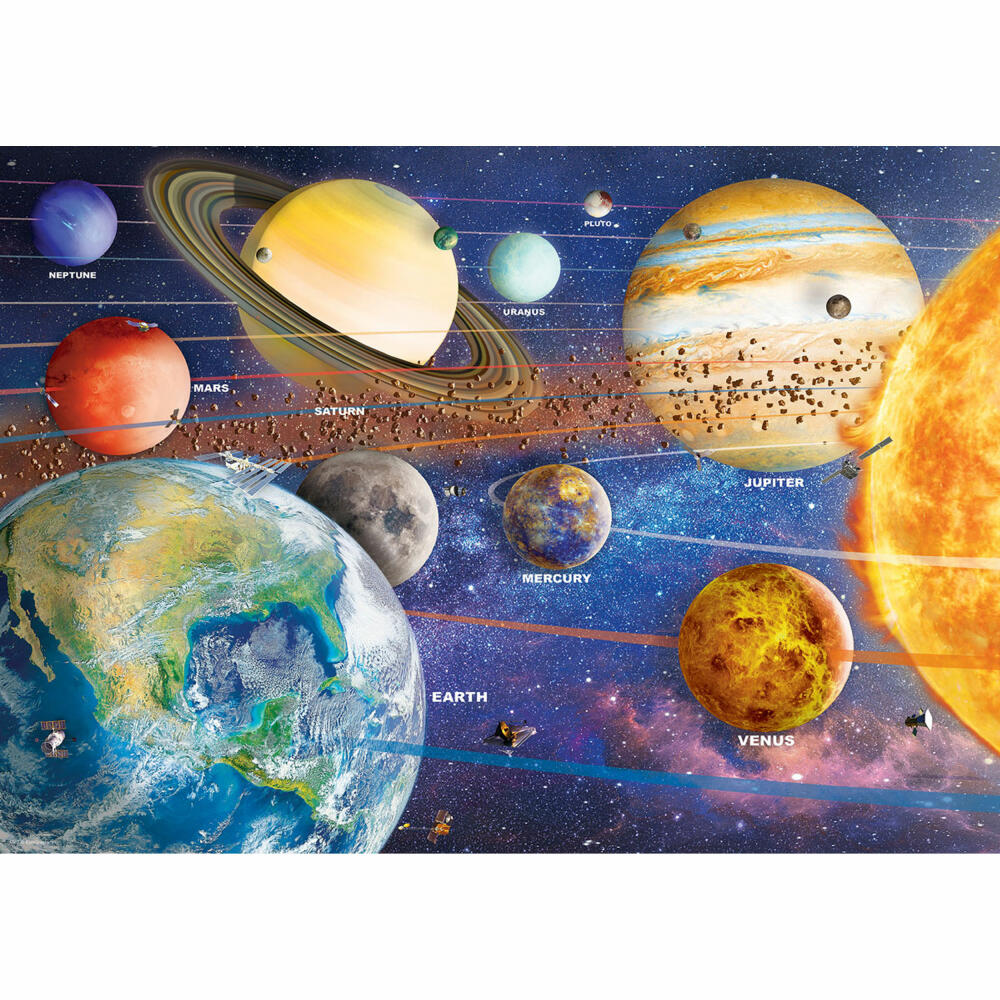 Eurographics Puzzle in Blechdose Planet Erde, Smart Cut, 550 Teile, 33 x 48 cm, 8551-5862