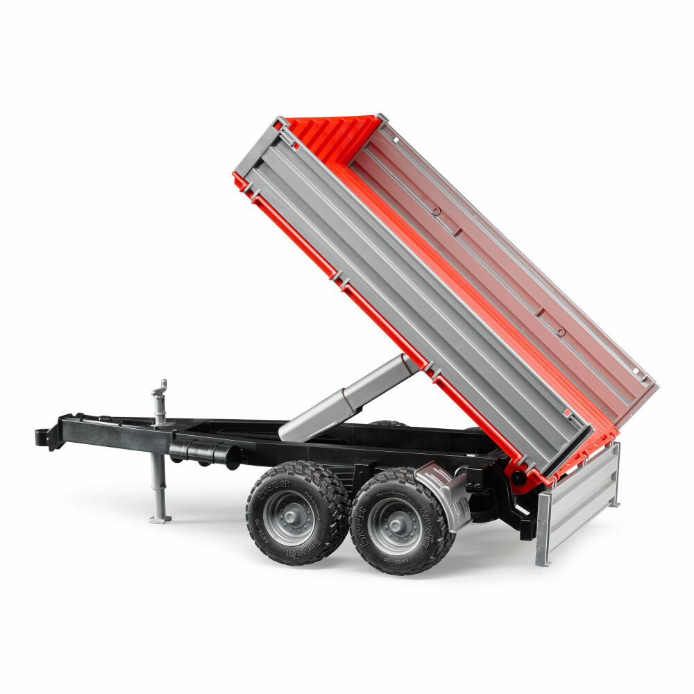 Bruder Agriculture Side Wall Trailer, Tractor Trailer, Model Vehicle, Model Vehicle, Toy, Accessories, 02019