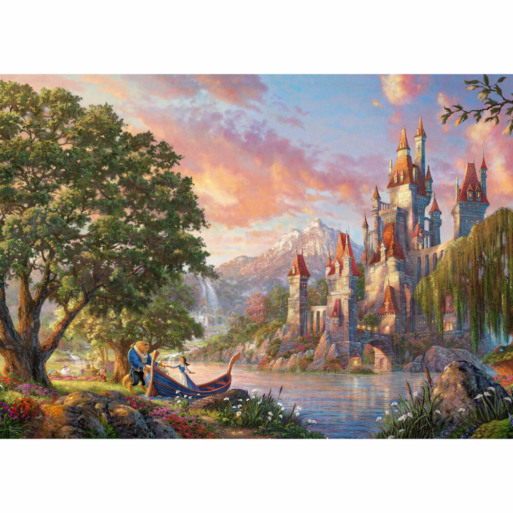 Schmidt Spiele Puzzle Disney Belle's Magical World, Thomas Kinkade Studios, Erwachsenenpuzzle, Premium, 3000 Teile, 57372