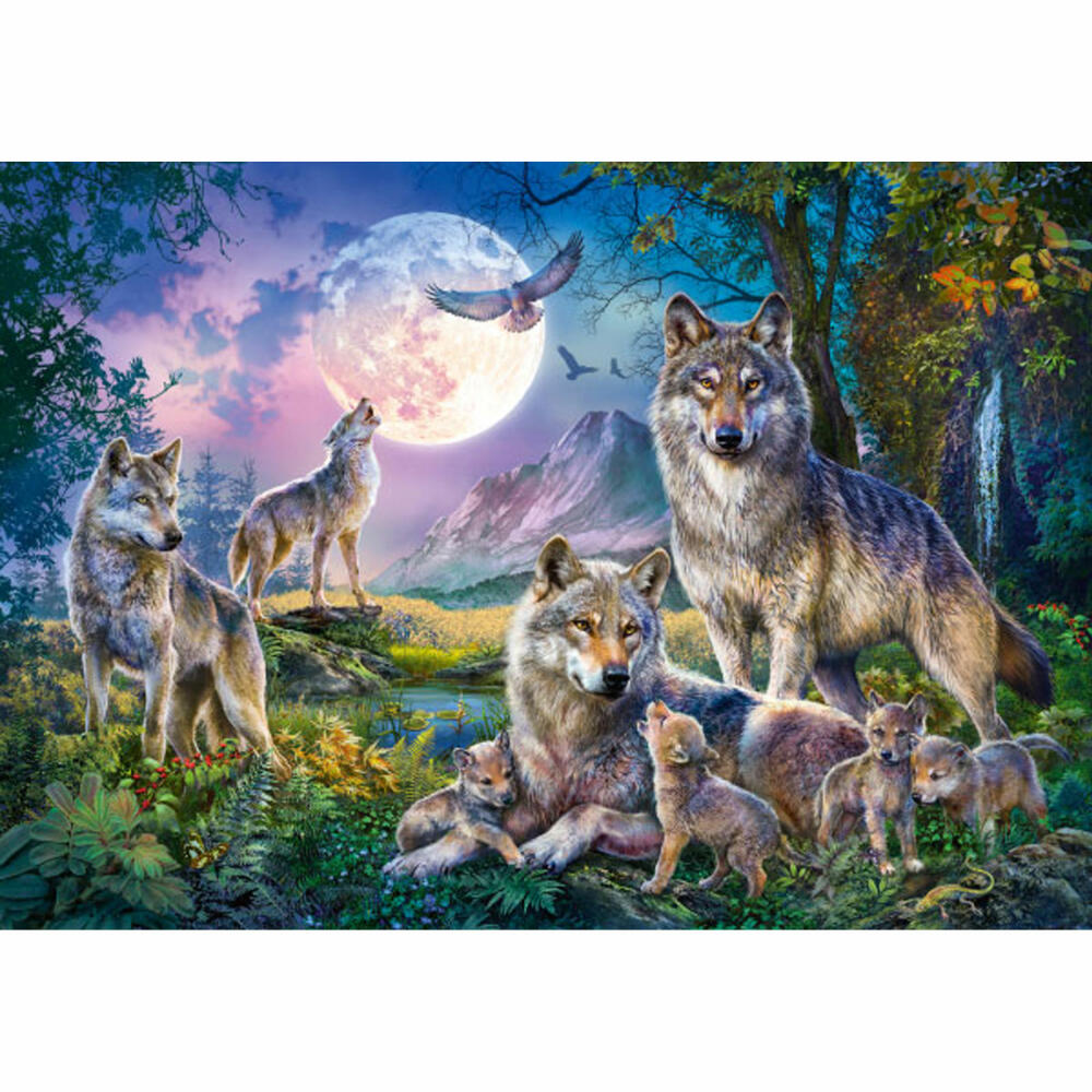 Schmidt Spiele Wölfe, Standard Puzzle, Erwachsenenpuzzle, 1500 Teile, 58954