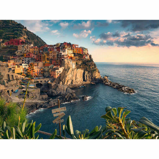 Ravensburger Puzzle Blick auf Cinque Terre, Erwachsenenpuzzle, 1500 Teile, 12000705