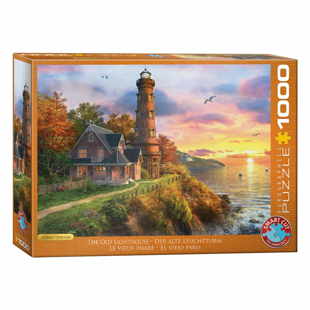 Eurographics Puzzle Der alte Leuchtturm, Smart Cut, 1000 Teile, 68 x 48 cm, 6000-0965
