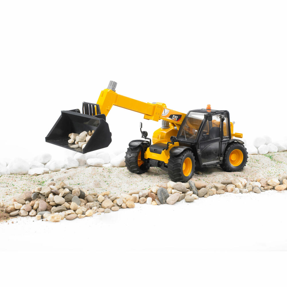 Bruder Construction Vehicles Cat Telescopic Loader, Excavator, Model Vehicle, Model Vehicle, Toy, 02141