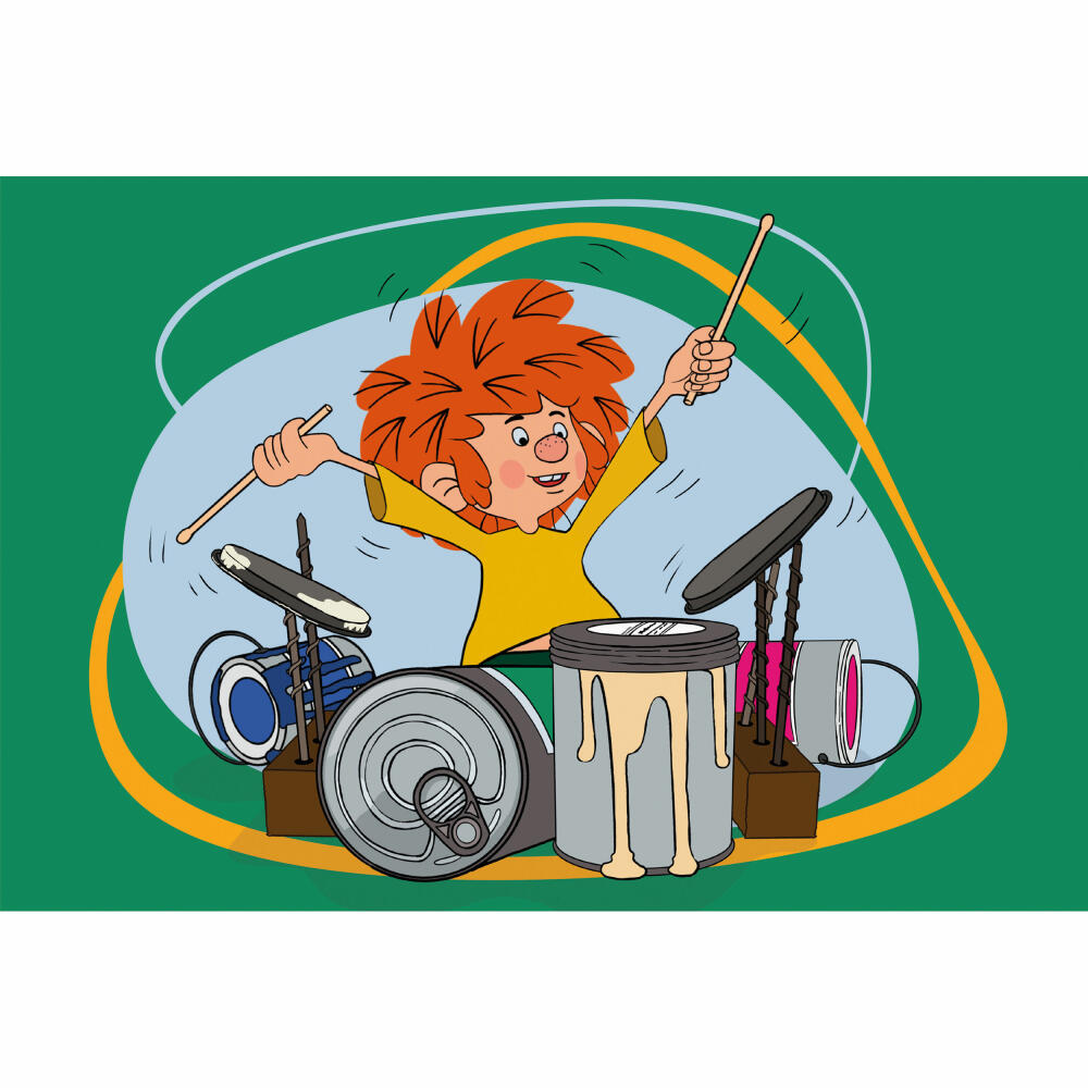Schmidt Spiele Children's Puzzle Pumuckl plays the drums, Children's Puzzle, 60 pieces, 56491
