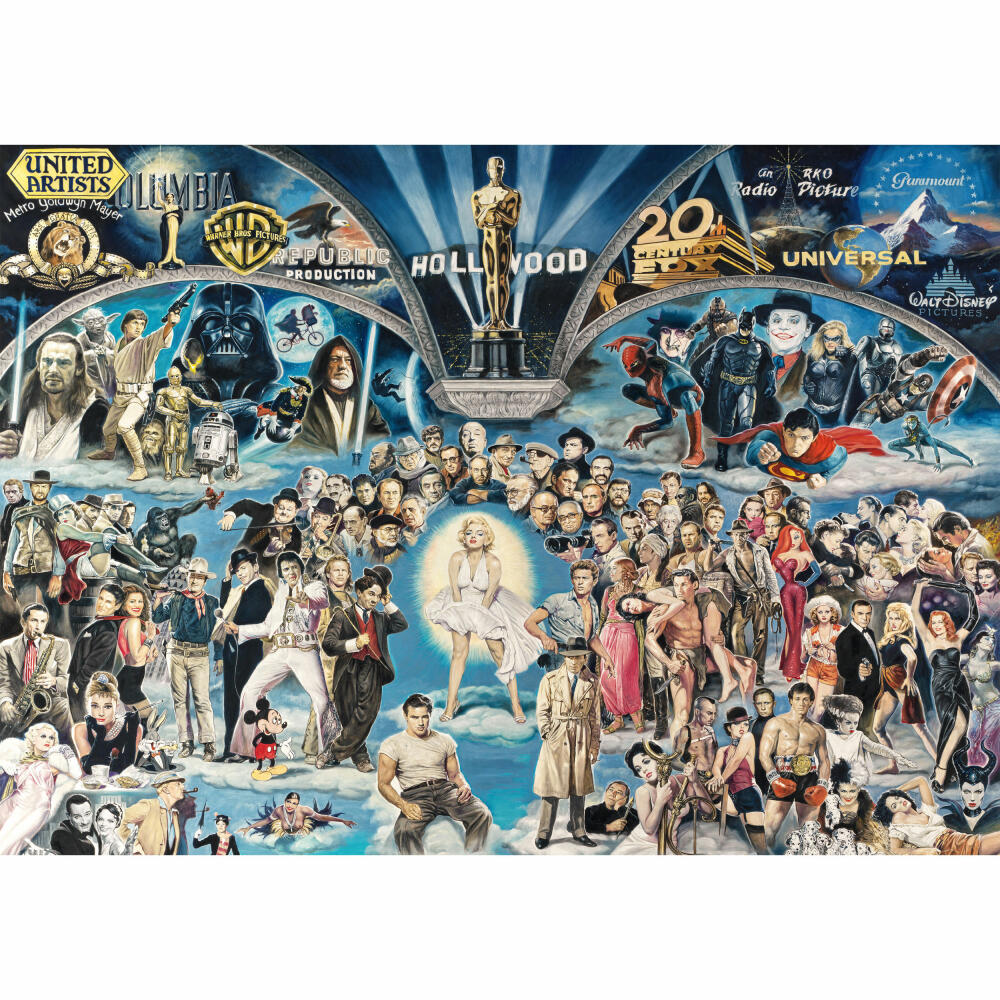 Schmidt Spiele Renato Casaro Hollywood, picture puzzle, 1000 pieces, puzzle, puzzle game, 59398