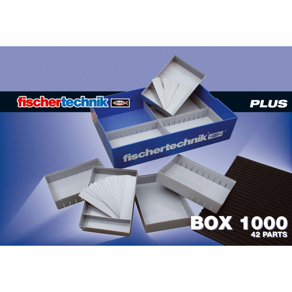 fischertechnik Plus Box 1000, Aufbewahrungsbox, Kleinteile Box, Sortierbox, Dose, 30383