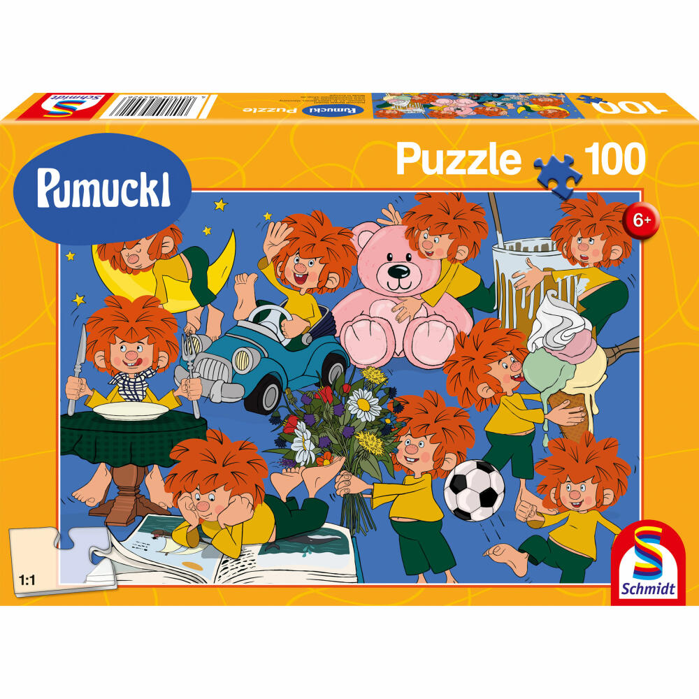 Schmidt Spiele Children's Puzzle Fun with Pumuckl, Children's Puzzle, 100 pieces, 56492