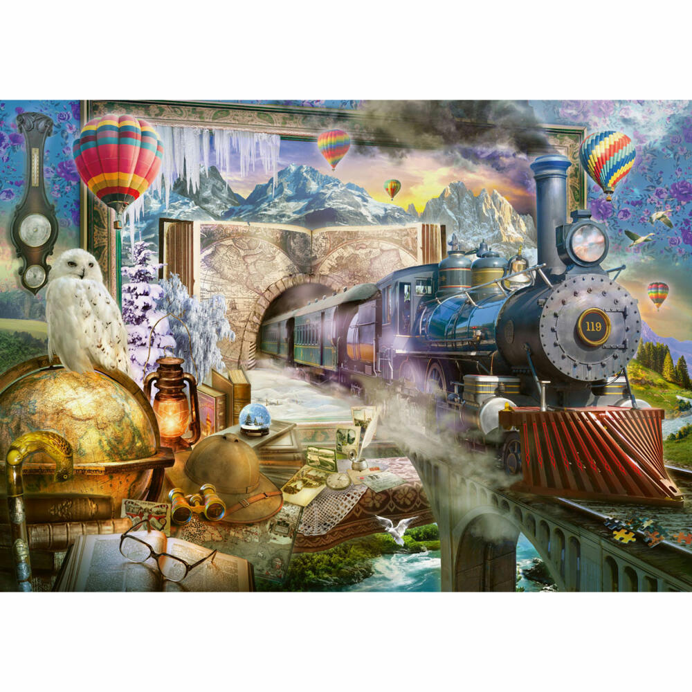 Schmidt Spiele Magische Reise, Standard Puzzle, Erwachsenenpuzzle, 1000 Teile, 58964