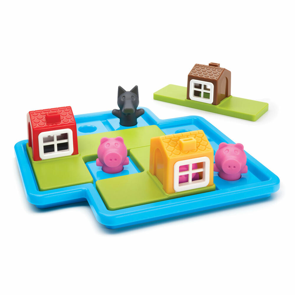 Smart Games Fairy Tale Games The 3 Little Pigs, Thinking Game, Children's Game, Children's Game, from 3 years, SG 023 DE