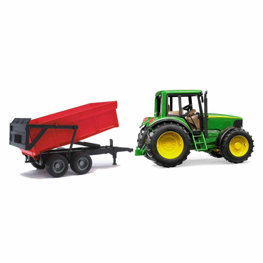 Bruder Forestry John Deere 6920, with tipping trailer, model vehicle, model vehicle, toy, 02057