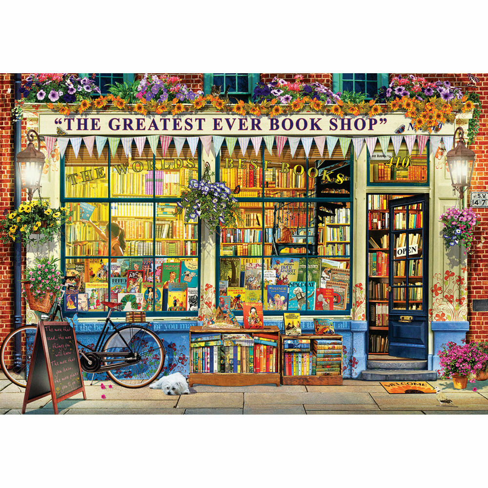 Eurographics Puzzle The Greatest Bookstore in the World, 1000 pieces, 68 x 48 cm, 6000-5351