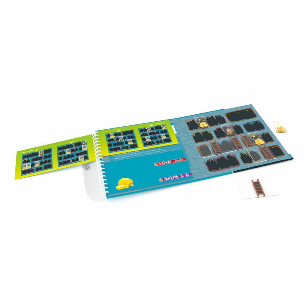 Smart Games Magnetic Travel Games Gold Mine, Travel Game, Children's Game, Children's Game, from 6 years, SGT 280 DE-8