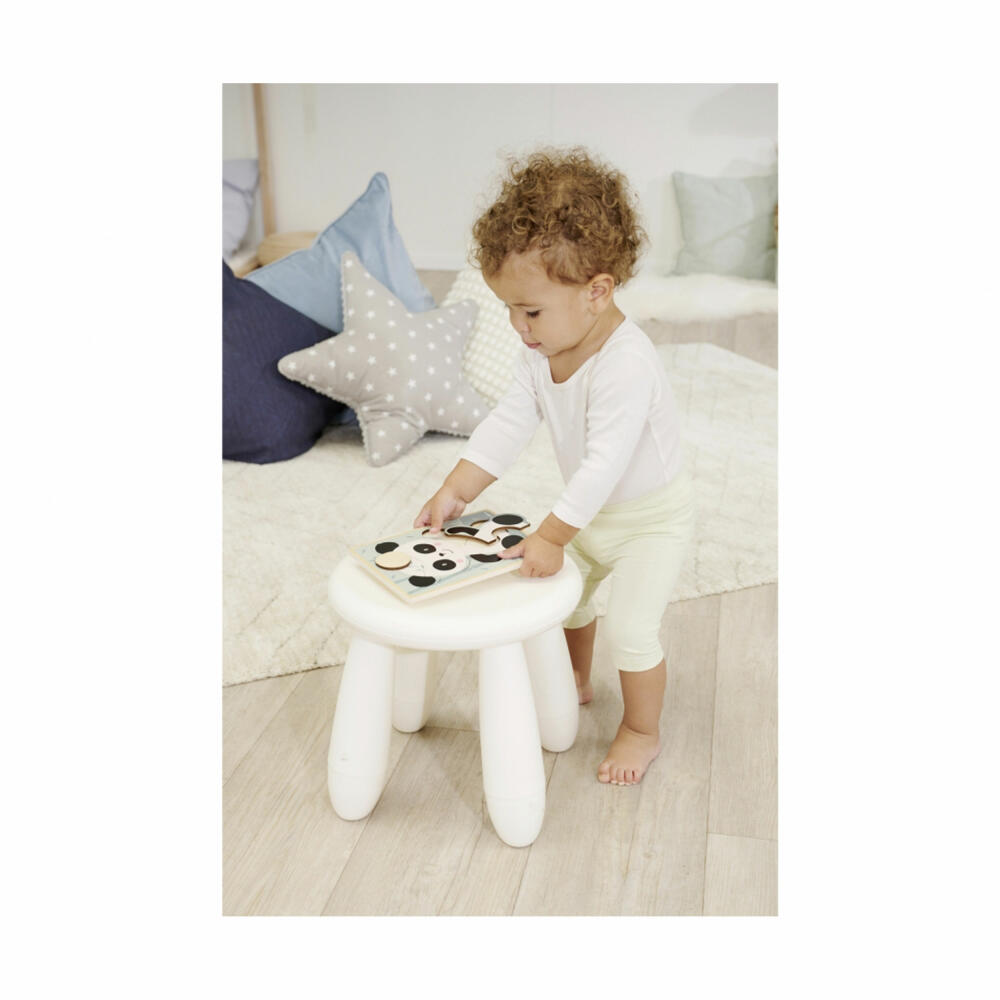 Eichhorn Puzzle Panda, children's puzzle, contour puzzle, wooden puzzle, laying game, children, 6 pieces, 100003817