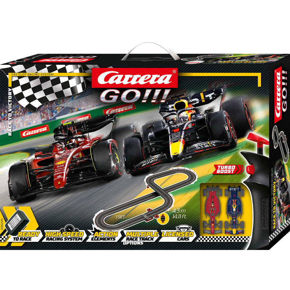 Carrera Race to Victory Rennbahn, Auto, Rennauto, Rennstrecke, GO Sets, 20062545
