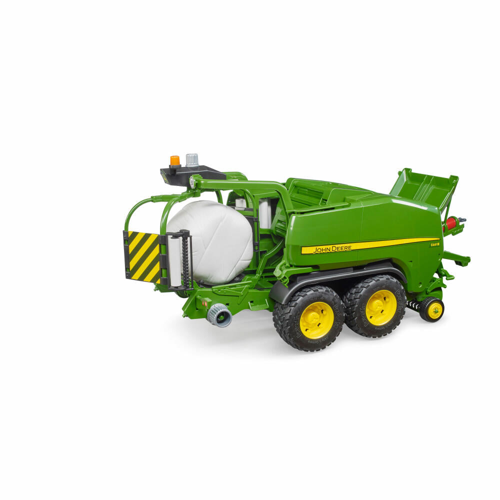 Bruder Agriculture John Deere Round Bale Press Wrapper Combination C441R, Harvester, Model Vehicle, Model Vehicle, Toy, 02032