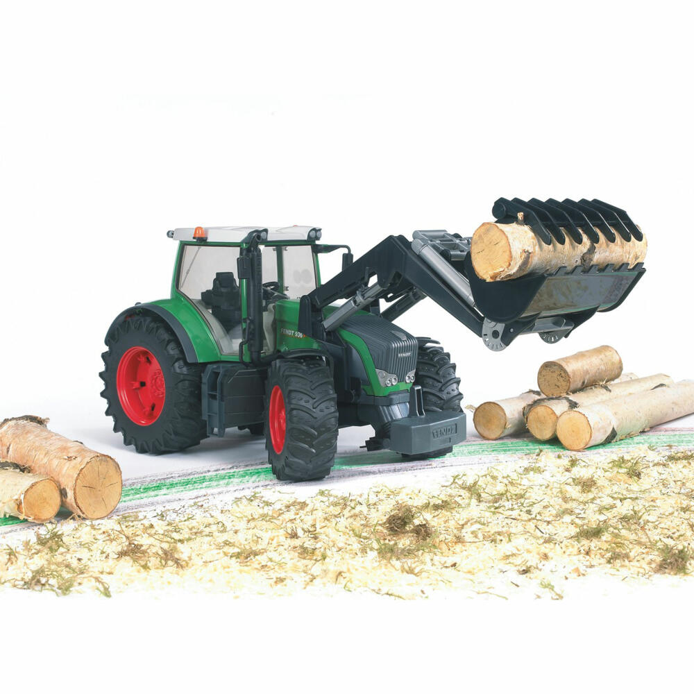 Bruder Landwirtschaft Fendt 936 Vario, mit Frontlader, Traktor, Modellfahrzeug, Modell Fahrzeug, Spielzeug, 03041