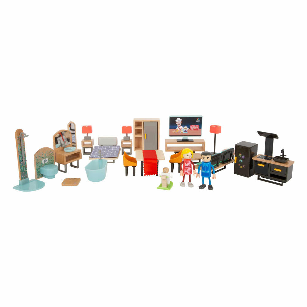 Legler Small Foot Dollhouse Furniture Set Modern, Toy, from 3 years, 11742