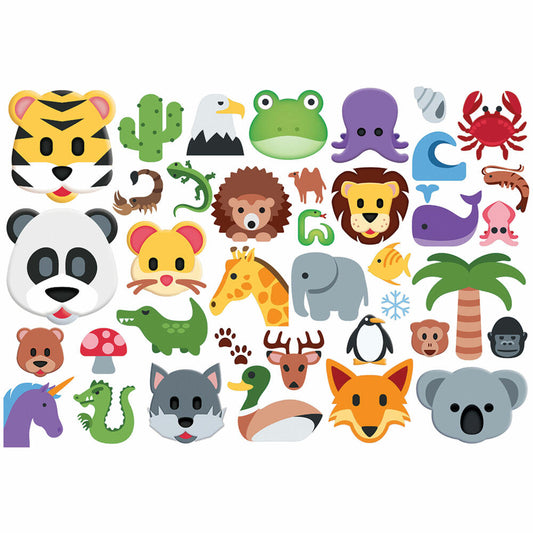 Eurographics Puzzle Emojipuzzle-Wildtiere, 100 Teile, 48 x 33 cm, 6100-5395