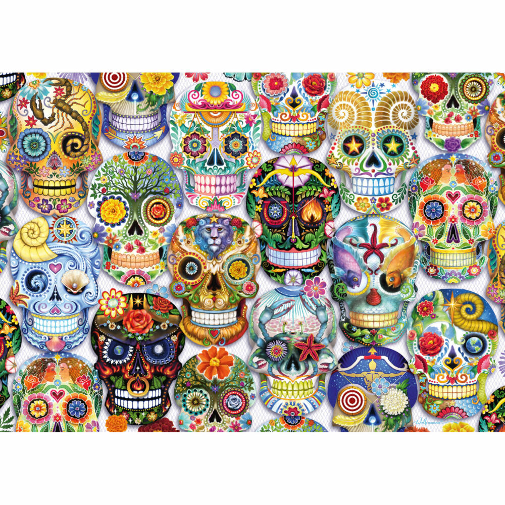 Schmidt Spiele La Catrina, Standard Puzzle, Erwachsenenpuzzle, 2000 Teile, 58995