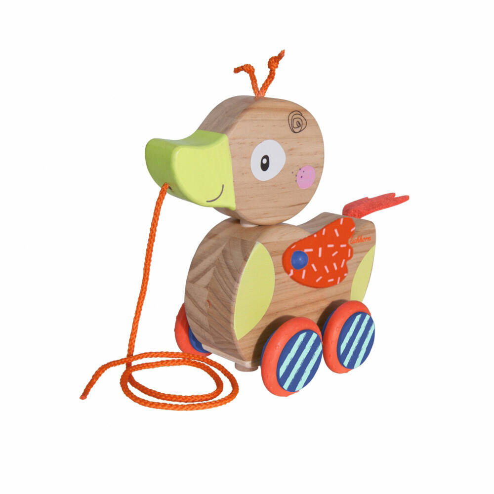 Eichhorn pull-along animal duck, pull-along toy, pull-along animal, pull-along duck, toy, 100005587