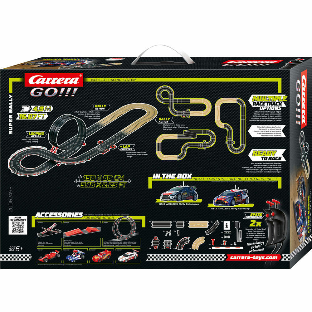 Carrera Super Rally race track, car, racing car, race track, GO sets, 20062495