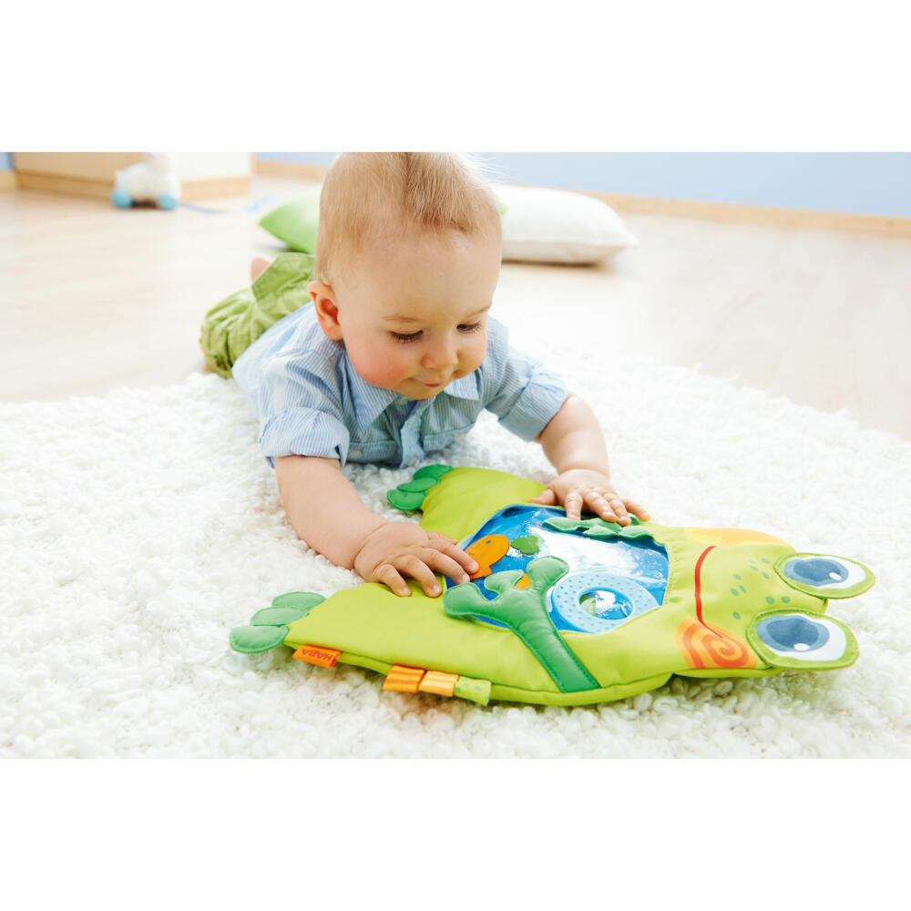 HABA Wasser-Spielmatte Kleiner Frosch, Stoffspielzeug, Spiel Matte, Spielzeug, 301467