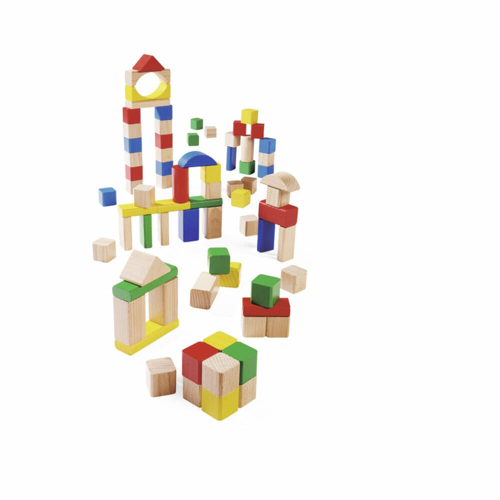 Eichhorn Holzbausteine 75 Jahre, Bausteine, Bauklötze, Holzklötze, Spielsteine, Spielzeug, Holz, 100002024