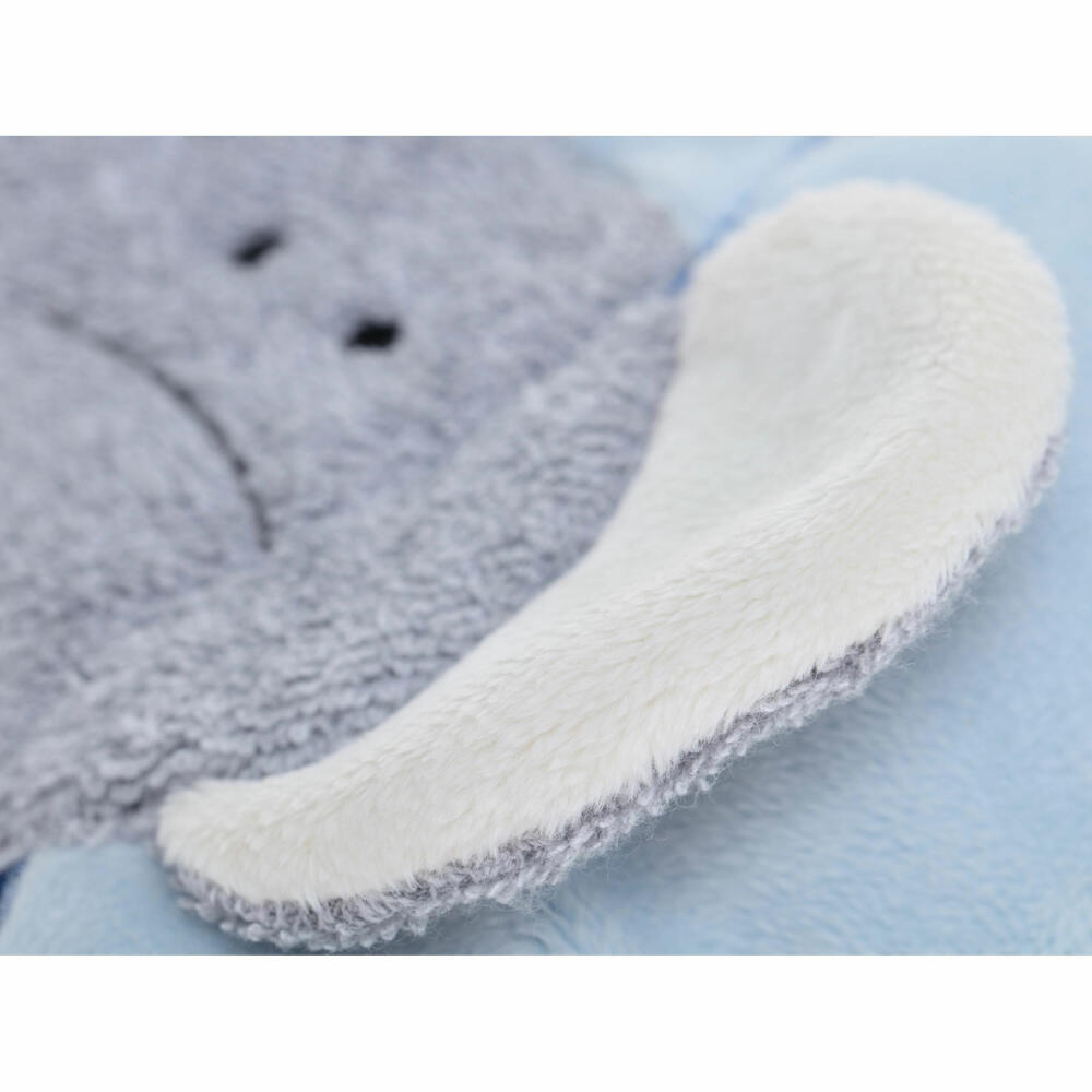 sigikid Kuschelkissen Lolo Lombardo, Kuschel Kissen, Kopfkissen, Kinderkissen, Babykissen, Kinder, Elefant, Baumwolle / Polyester, Blau, 40994