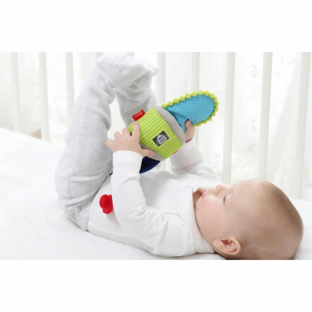 sigikid Papa & Me Rassel Motorsäge, Vibrationsrassel, Greifling, Rassel, Rasselgreifling, Babyspielzeug, Baby Spielzeug, L 21 cm, 41677