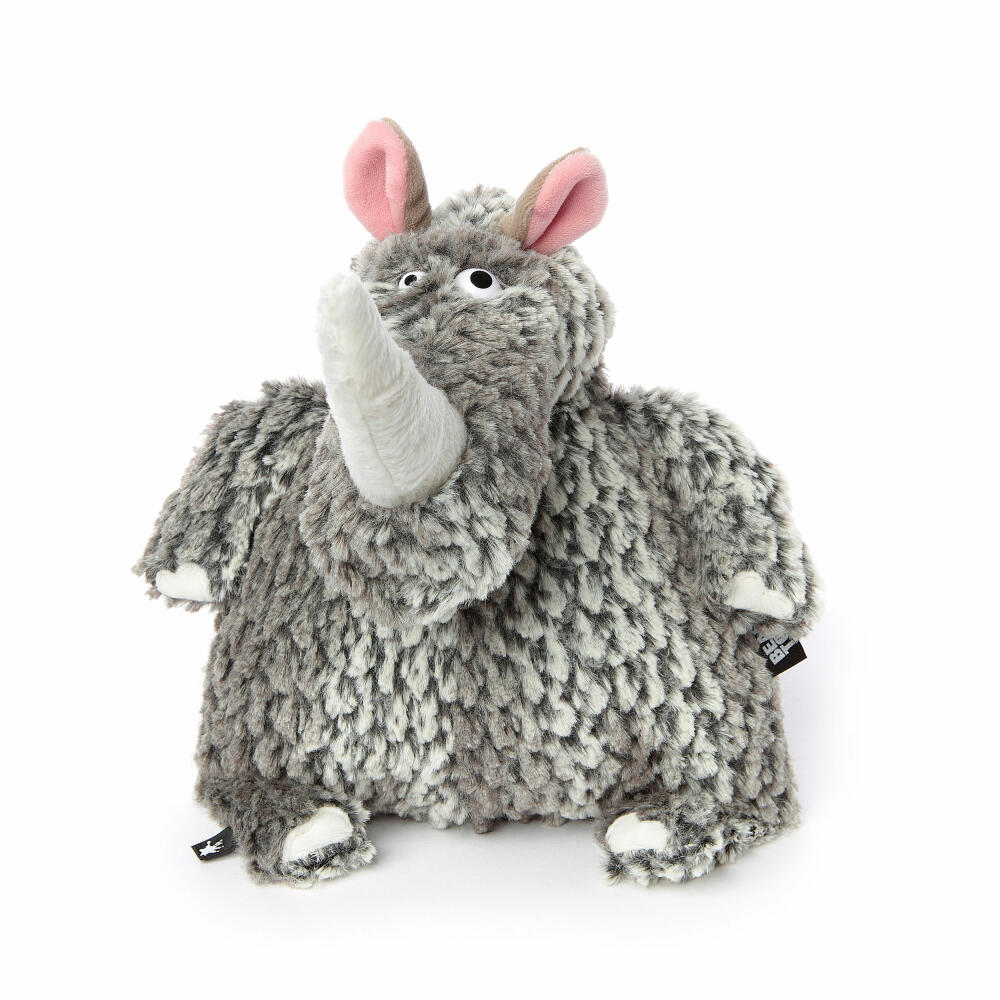 sigikid BEASTS Kuscheltier Nashorn Nino Rhino, Plüschtier, Schmusetier, Kuschel Tier, Grau, 39619