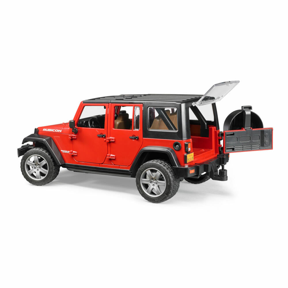 Bruder Freizeit Jeep Wrangler Unlimited Rubicon, Auto, Modellfahrzeug, Modell Fahrzeug, Spielzeug, 02525
