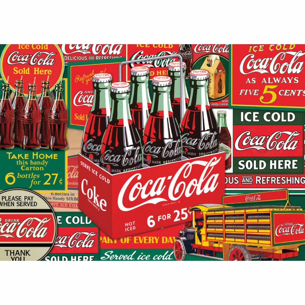 Schmidt Spiele Coca Cola - Klassiker, Puzzle, Erwachsenenpuzzle, 1000 Teile, 59914