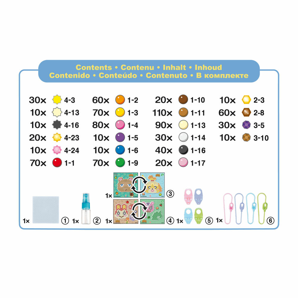 Aquabeads Animal Crossing New Horizons Figure Set, Craft Set License, Crafting, Craft Beads, 800 Beads, 31832