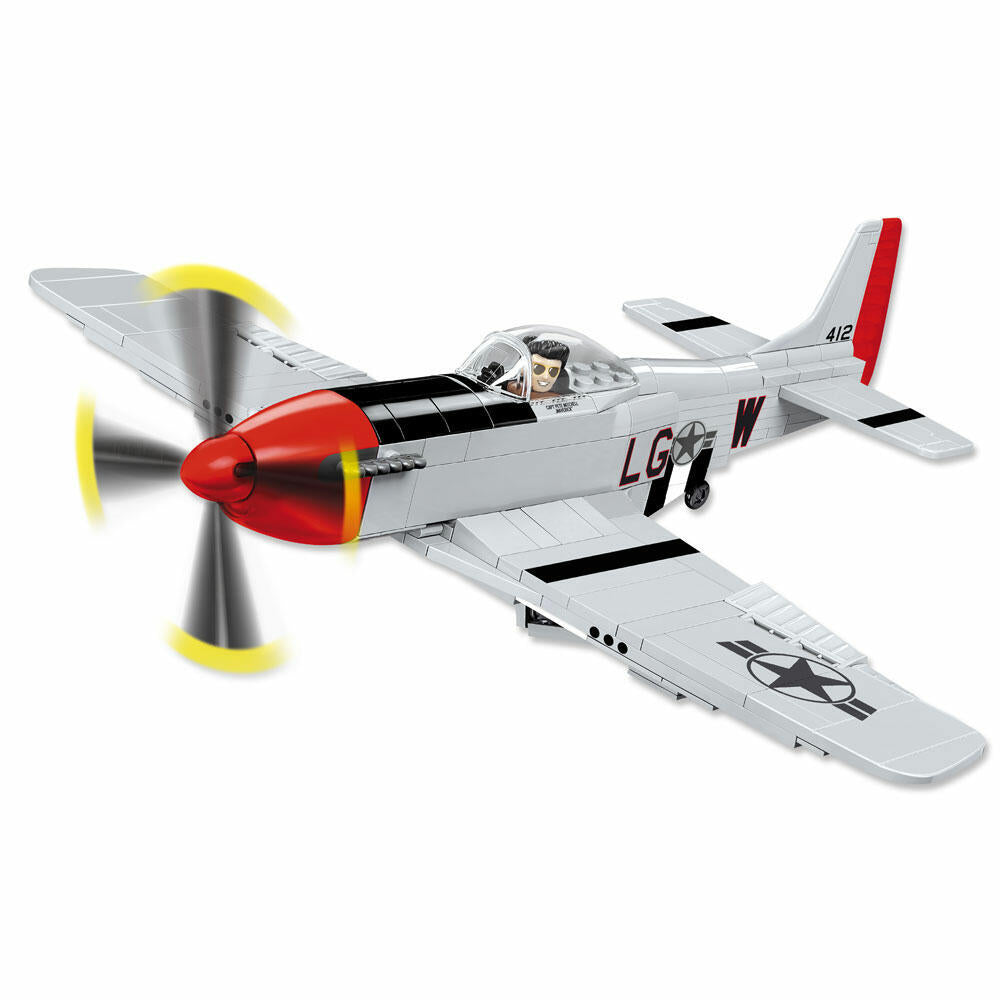 COBI Top Gun Mustang P-51D, Military, Soldiers, Aircraft, Toy, Construction Blocks, Plastic, 165 Parts, 5806
