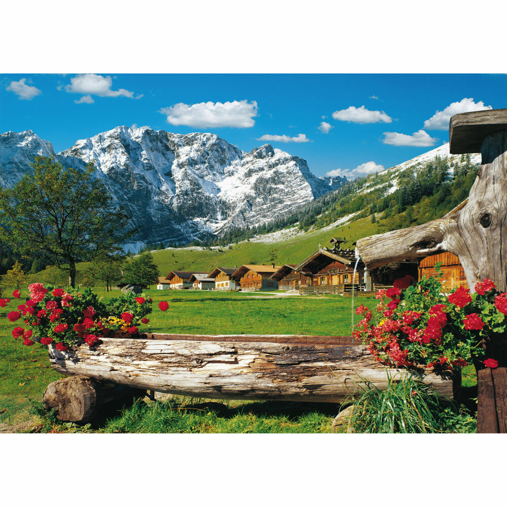 Schmidt Spiele Blick ins Bergidyll, 1000 Teile, Erwachsenenpuzzle, Puzzle, Steckpuzzle, 58368