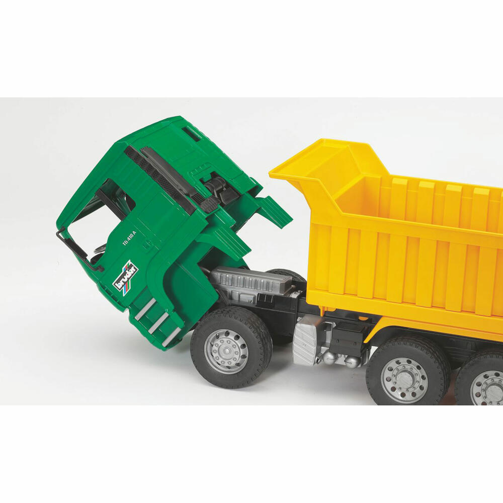 Bruder Construction Vehicles MAN TGA Truck, with Tipper Body, Model Vehicle, Model Vehicle, Toy, 02765