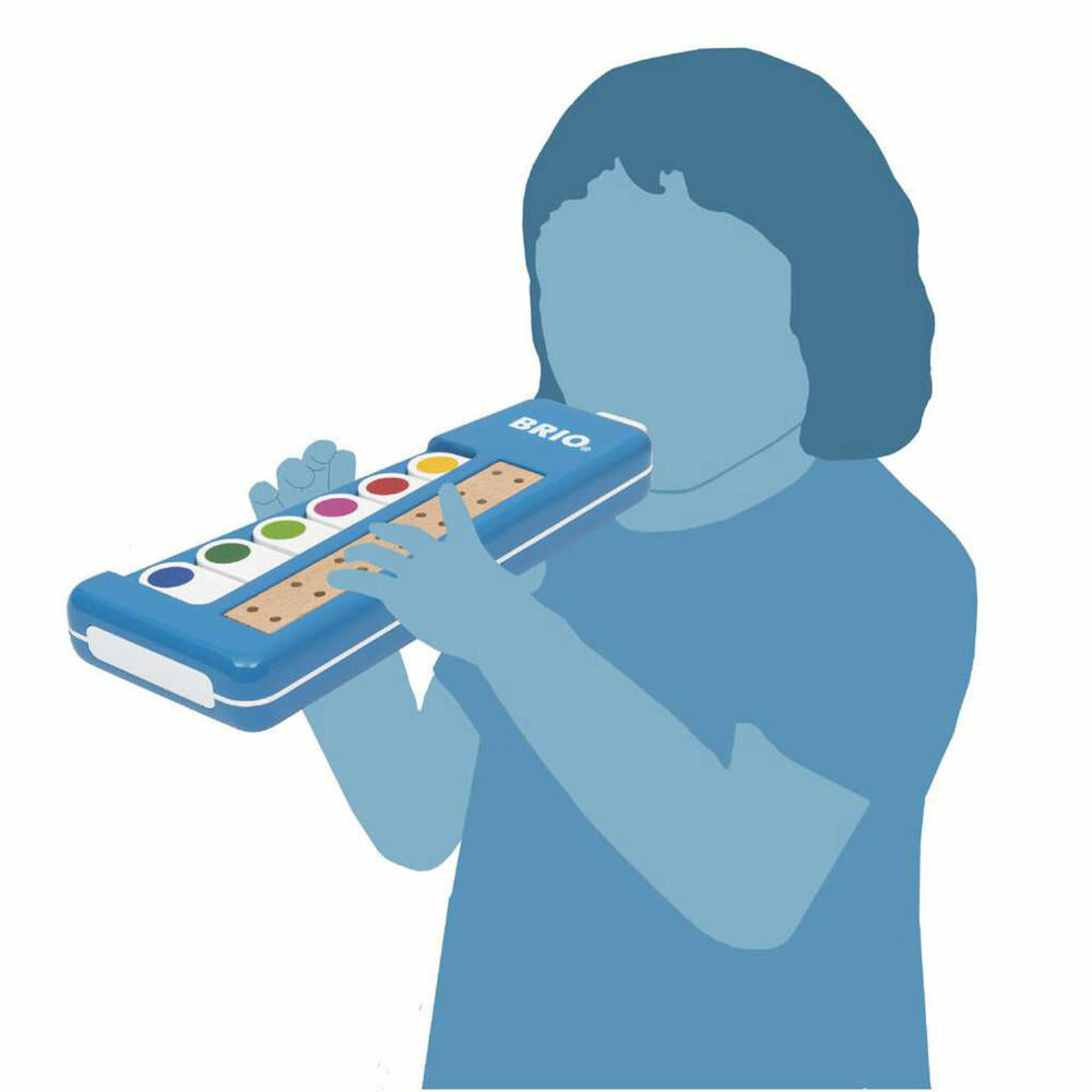 BRIO Kinder Melodica, Spielzeuginstrument, Spielzeug Instrument, Blasinstrument, Musikinstrument, 63018300