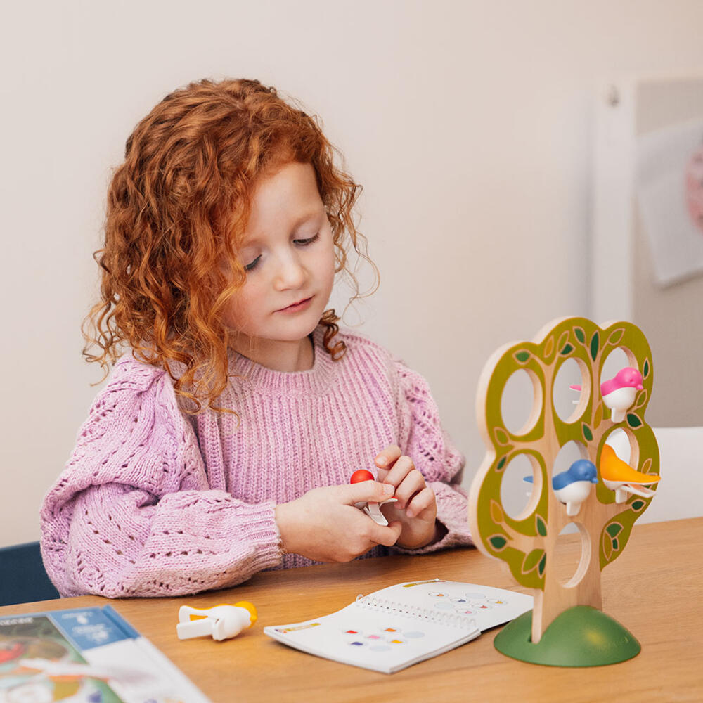 Smart Games Vogelversammlung, Kinderspiel, Logikspiel, Lernspielzeug, ab 6 Jahren, Holz, SG 039 DE