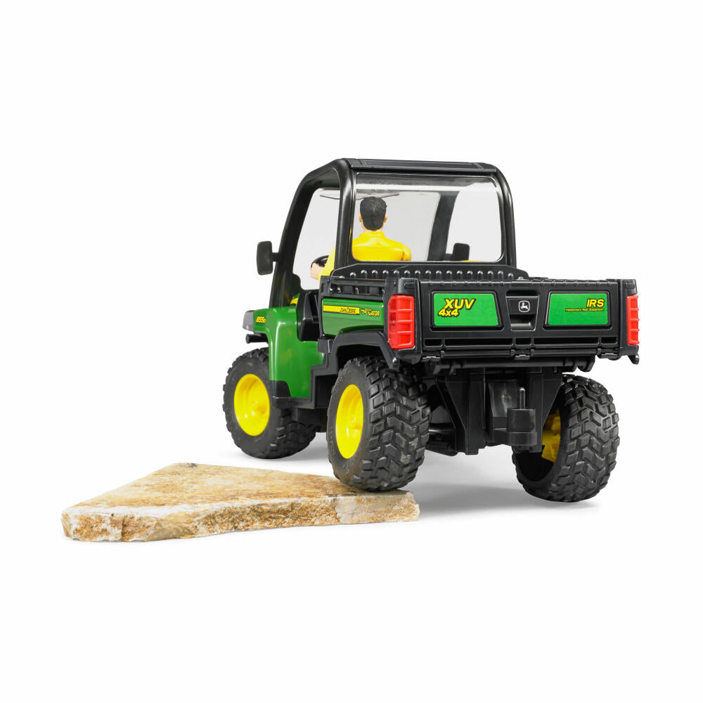 Bruder Landwirtschaft John Deere Gator XUV 855D, mit Fahrer, Modellfahrzeug, Modell Fahrzeug, Spielzeug, 02490