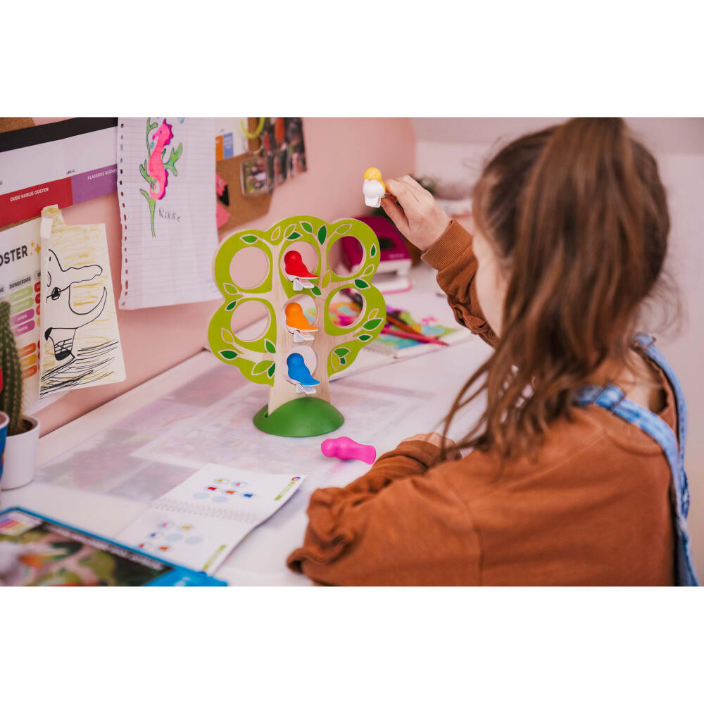 Smart Games Vogelversammlung, Kinderspiel, Logikspiel, Lernspielzeug, ab 6 Jahren, Holz, SG 039 DE