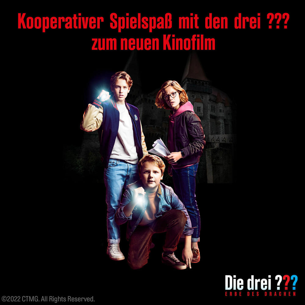 KOSMOS Die drei ??? Erbe des Drachen Spiel zum Film, Legespiel, Kooperatives Spiel, Krimispiel, Kinder, 712716