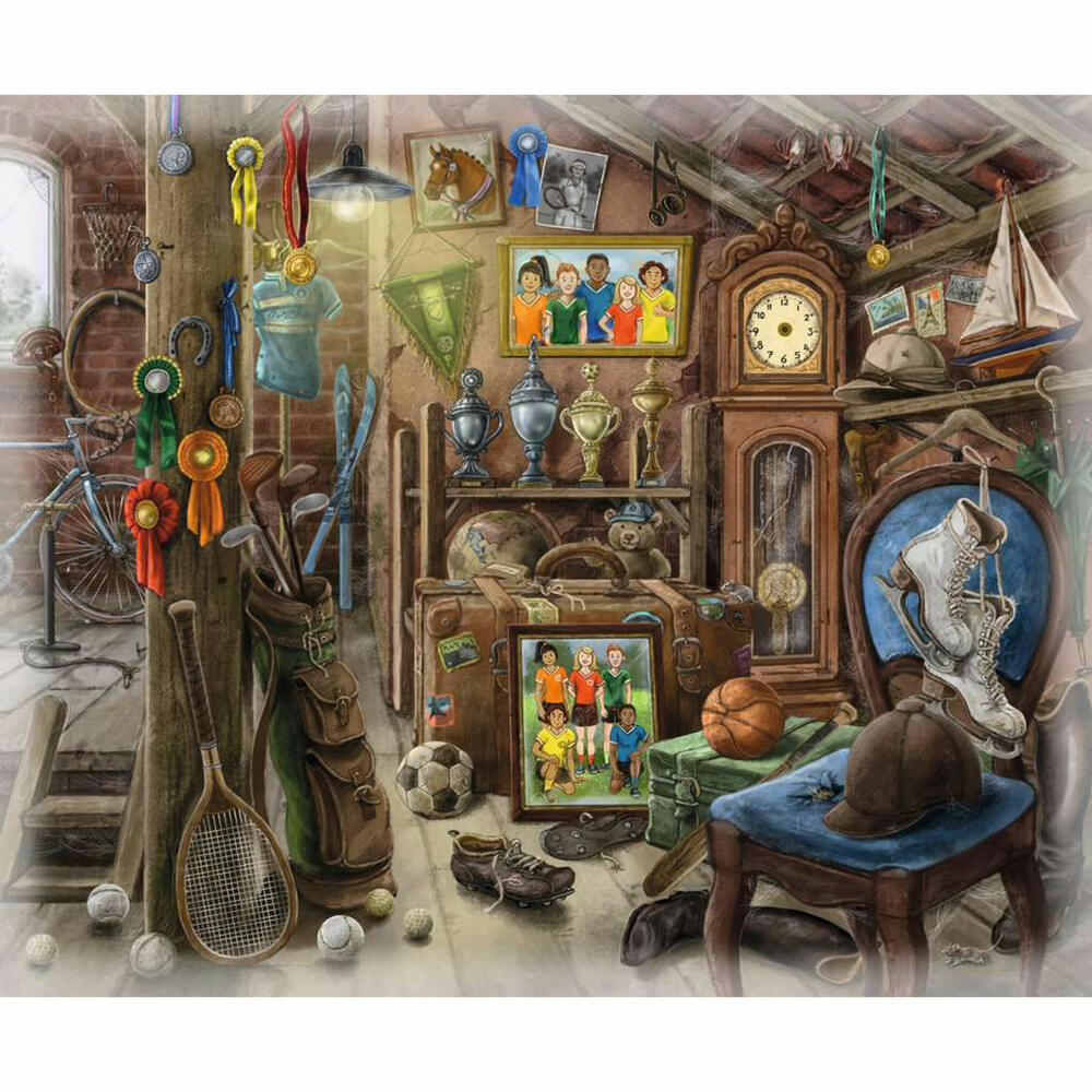 Ravensburger Puzzle Im Gutshaus Dachboden, Erwachsenenpuzzle, 99 Teile, 16881