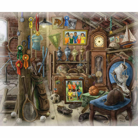 Ravensburger Puzzle Im Gutshaus Dachboden, Erwachsenenpuzzle, 99 Teile, 16881