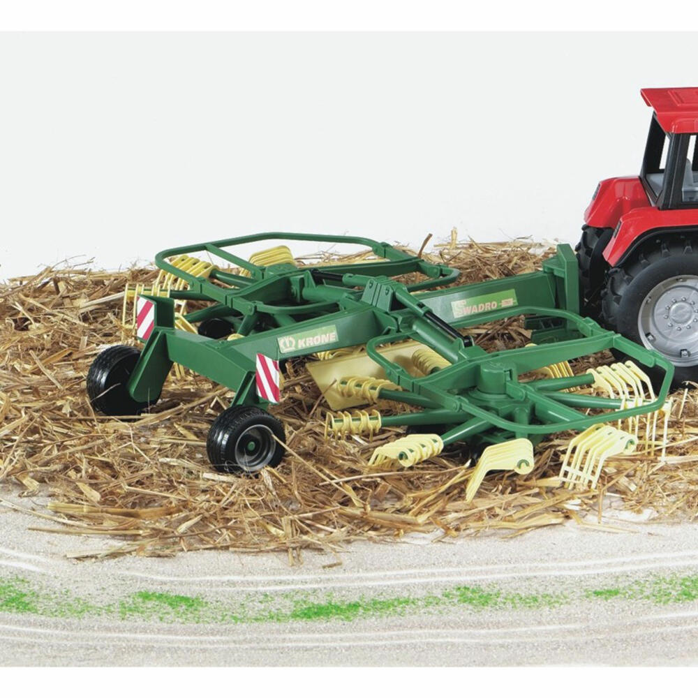 Bruder Agriculture Krone Swather, for Tractors of the Profi Series, Toy, Model Vehicle, Accessories, 02216