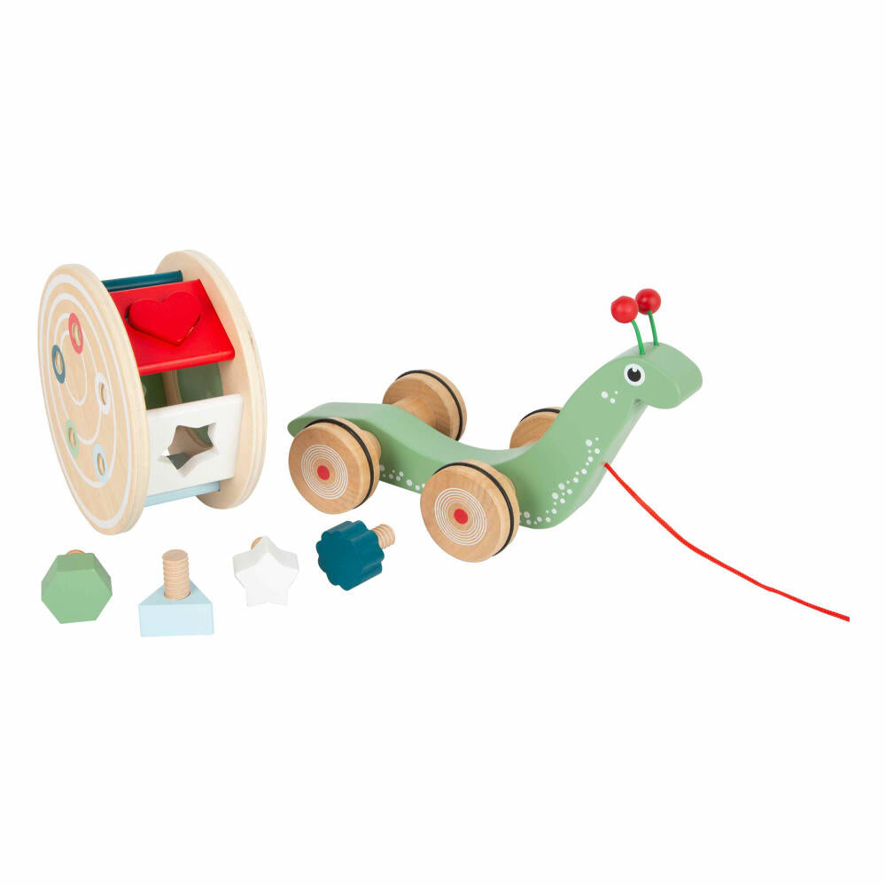 Legler Small Foot Pull-Along Animal Snail, Toy, from 12 months, 11734