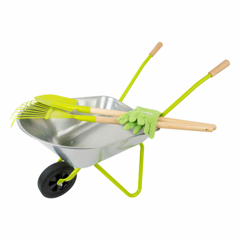 Legler wheelbarrow with garden tools, toy, from 3 years, 11627