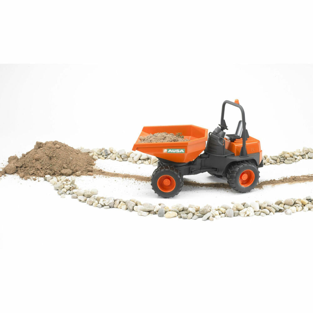 Bruder Construction Vehicles AUSA Minidumper, Front Tipper, Model Vehicle, Model Vehicle, Toy, 02449