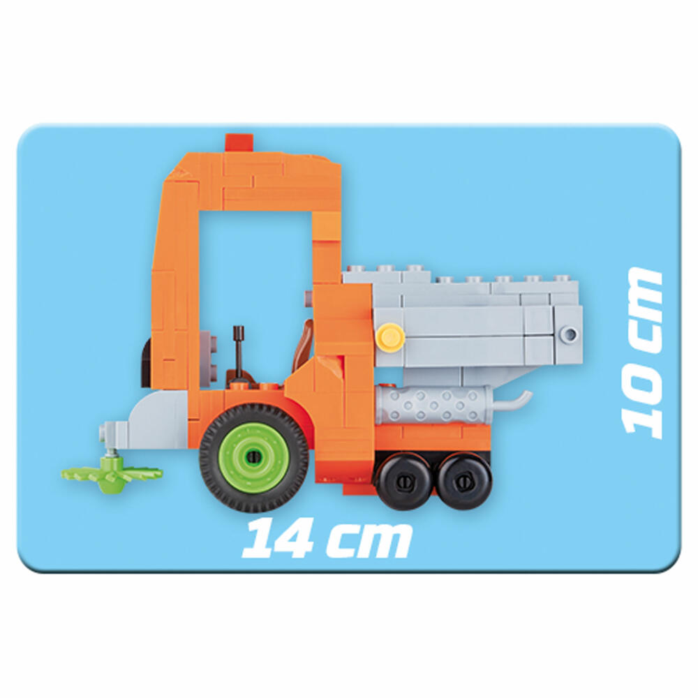COBI Action Town Street Sweeper, Kehrmaschine, Straßenfeger, Straßenreinigung, Fahrzeug, Spielzeug, Konstruktionsbausteine, 215 Teile, 1784