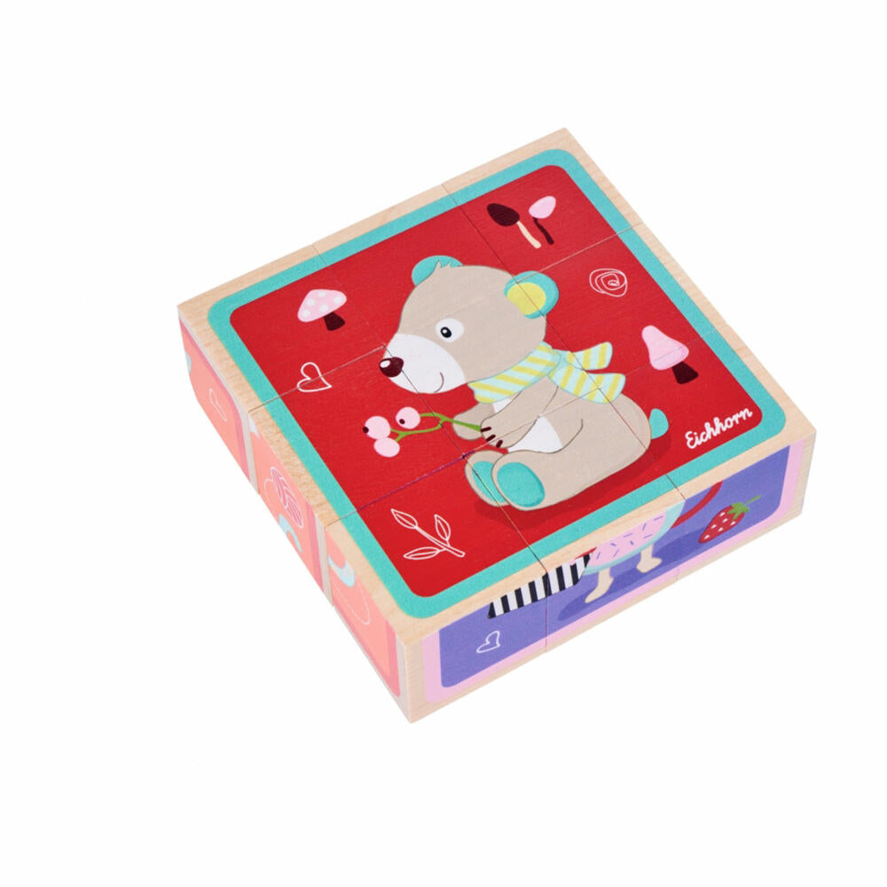 Eichhorn Picture Cube Friends, 9 pcs., Picture Cube Puzzle, Cube Puzzle, Puzzle, 100005463