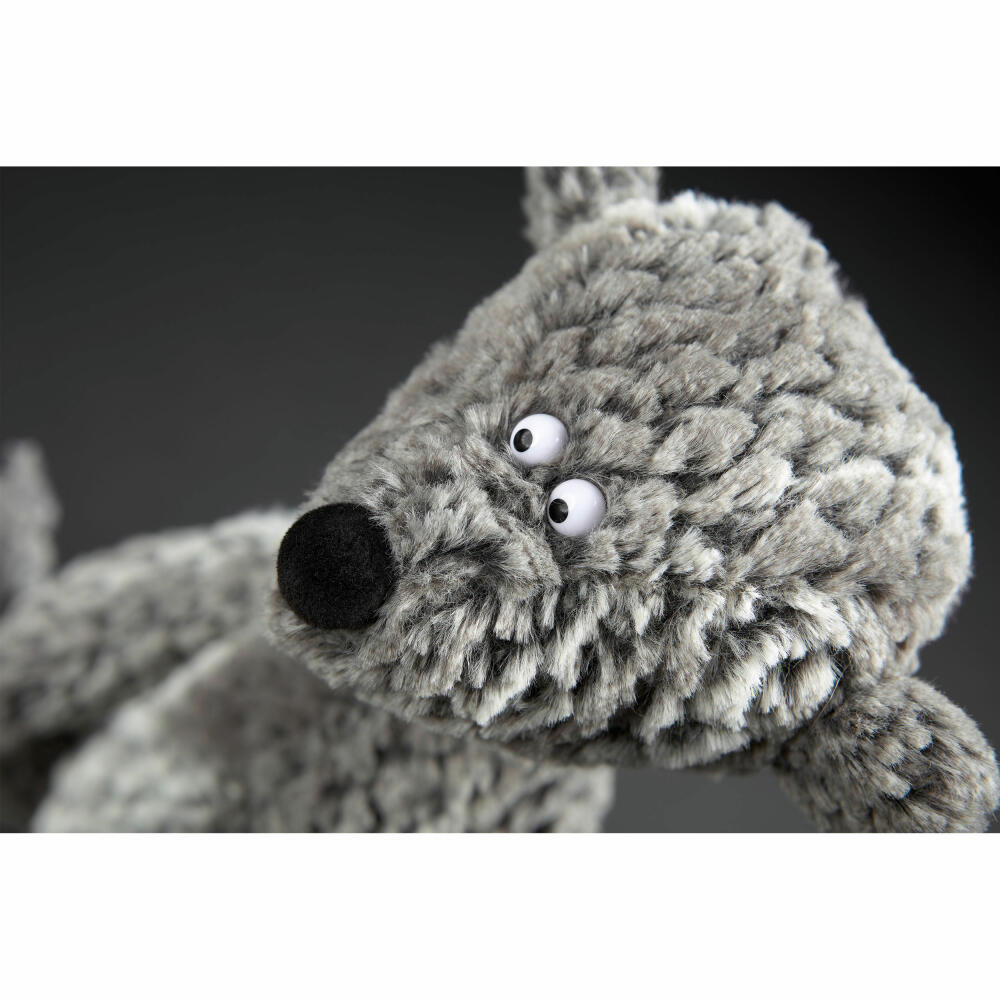 sigikid BEASTS cuddly toy bear Ach Good Edition, plush toy, cuddly toy, cuddly animal, gray / white / black, 39680